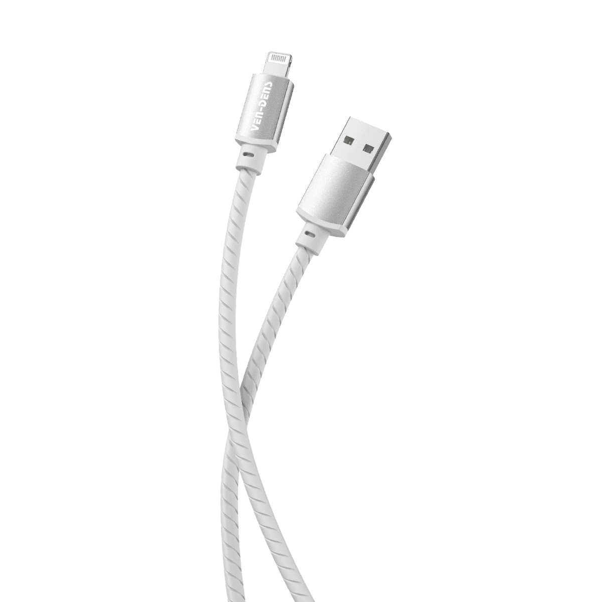 2.4A 5V Silicone USB A to Lightning Cable | Heat-Resistant & Fast Charging | VD-DCQ02 - Image 1