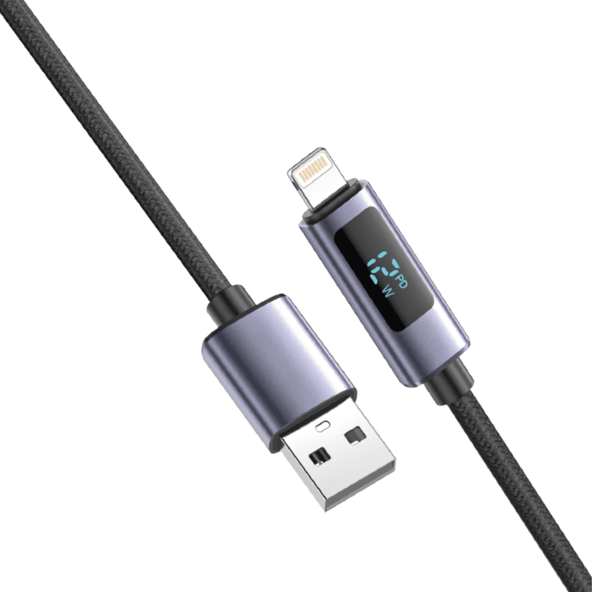 2.4A 5V USB A to Lightning Cable | Heat-Resistant & Fast Charging | VD-DCN02 - Image 1