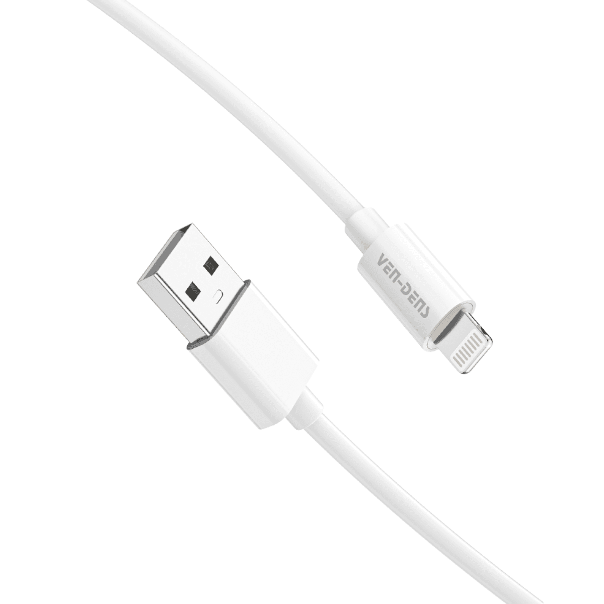 Silicone USB A to Lightning Cable | Heat-Resistant & Fast Charging | VD-DCP02 - Image 1