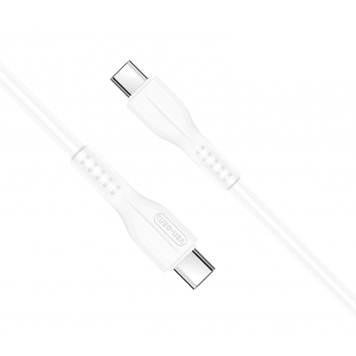 Type-C to Type-C Charging Cable 2A (3 Meter, White) – Durable, Heat-Resistant, and Safe | VD-DC0018 - Image 1
