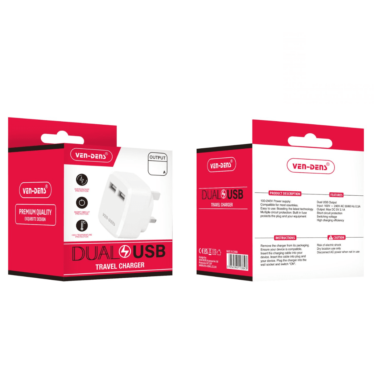 Premium Quality Dual USB Travel Charger (SP-TC55A) – Compact, Stylish, and Safe | SP-TC55A - Image 2