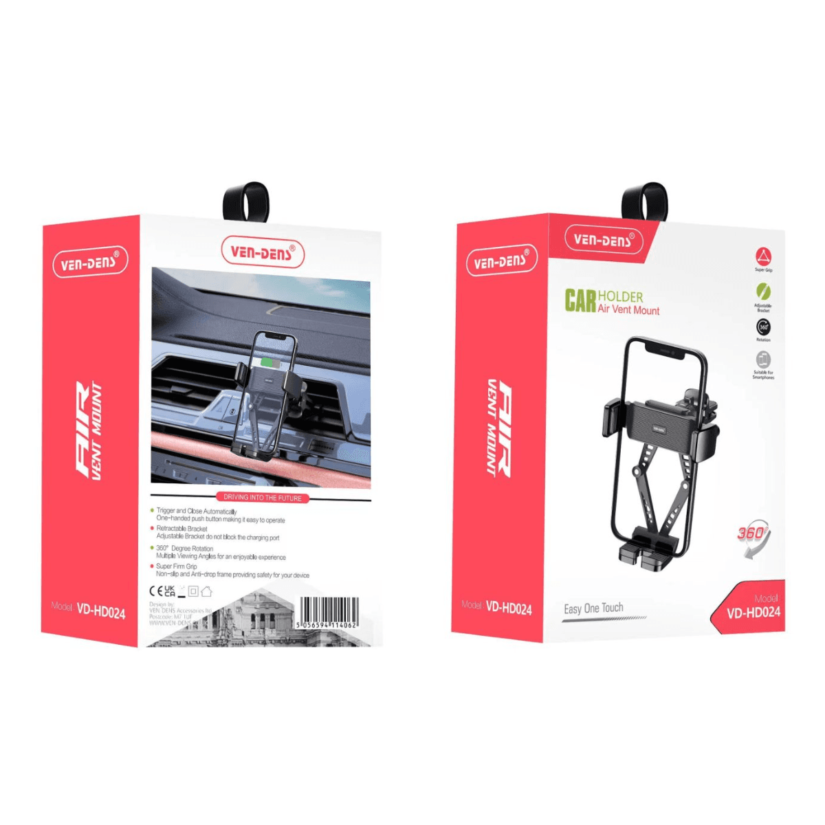 Car Holder Air Vent Mount – 360° Rotation Magnetic Phone Mount | VD-HD024 - Image 2