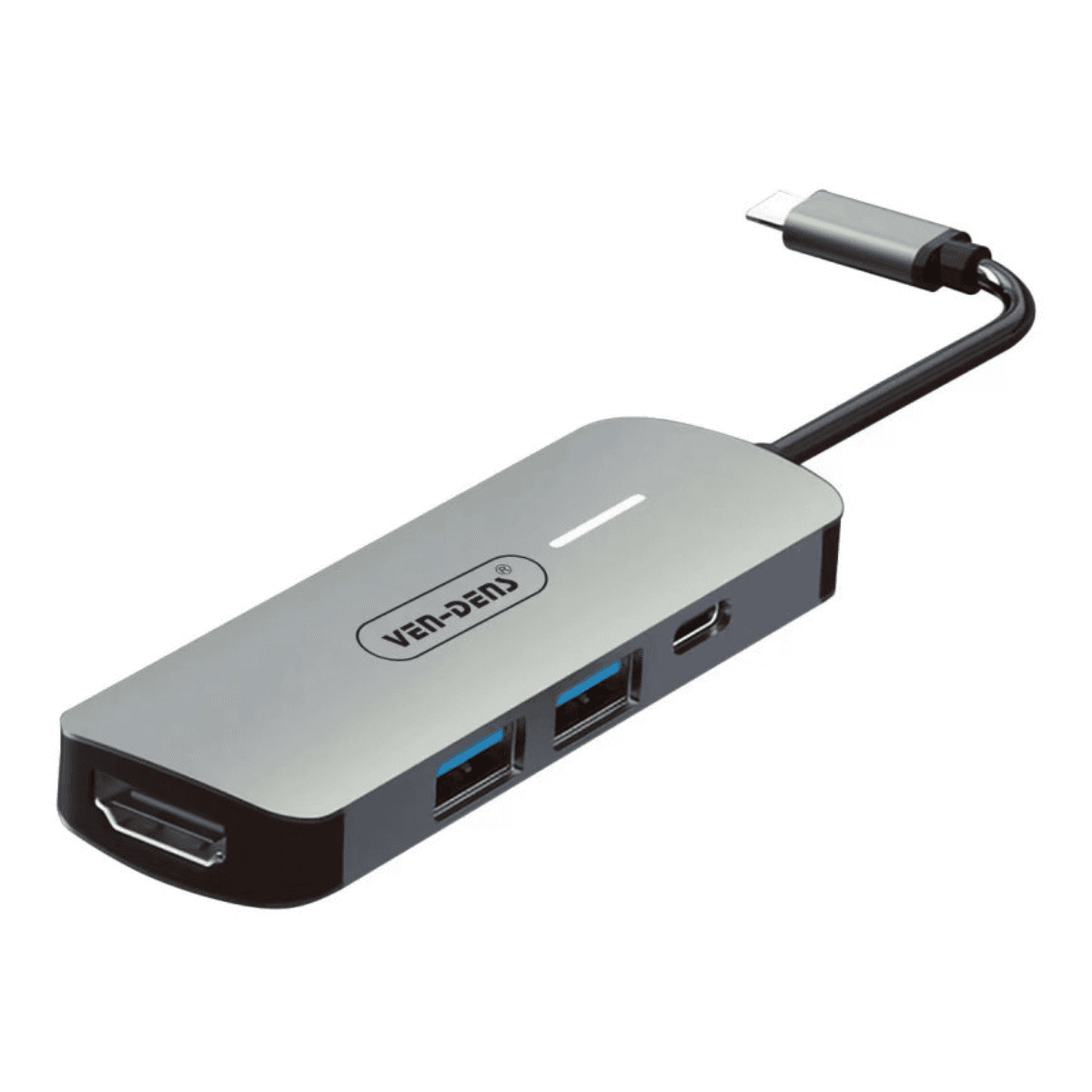 4-in-1 USB-C Multifunction Adapter – High-Speed Connectivity for Multiple Devices | VD-ADP021 - Image 1