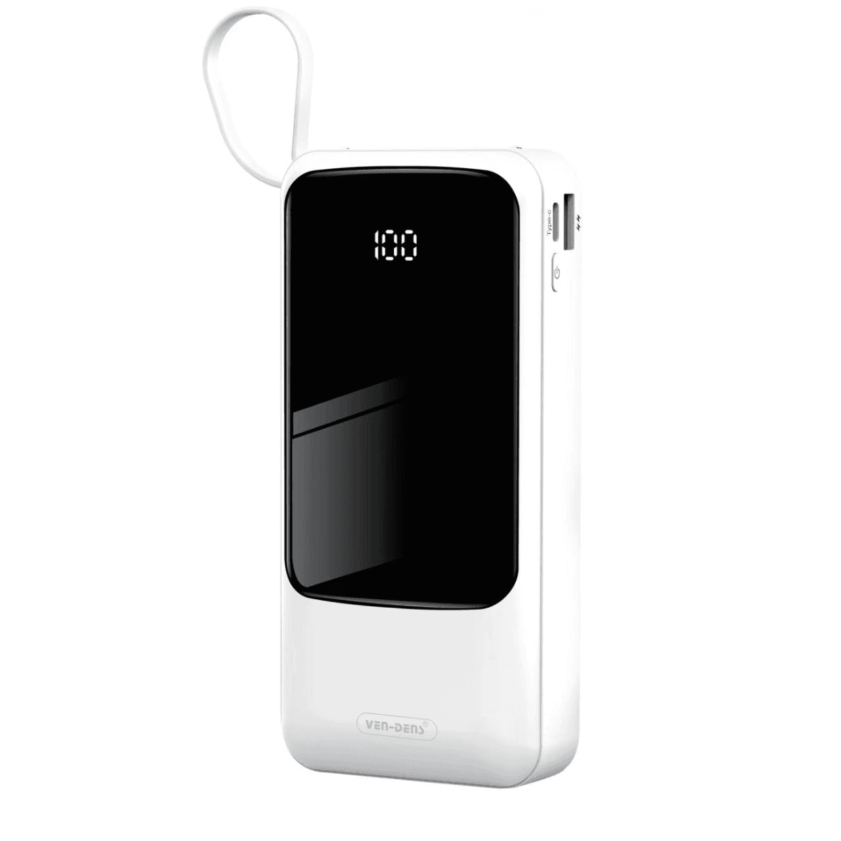 Power Bank 20000mAh – 3A Output with 3 Types of Charging Cables | VD-PB014 - Image 1