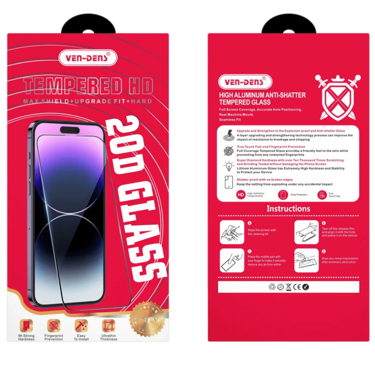 Samsung Galaxy S8 (20D) Tempered Glass Screen Protector – Ultimate Protection & Clarity - Image 2