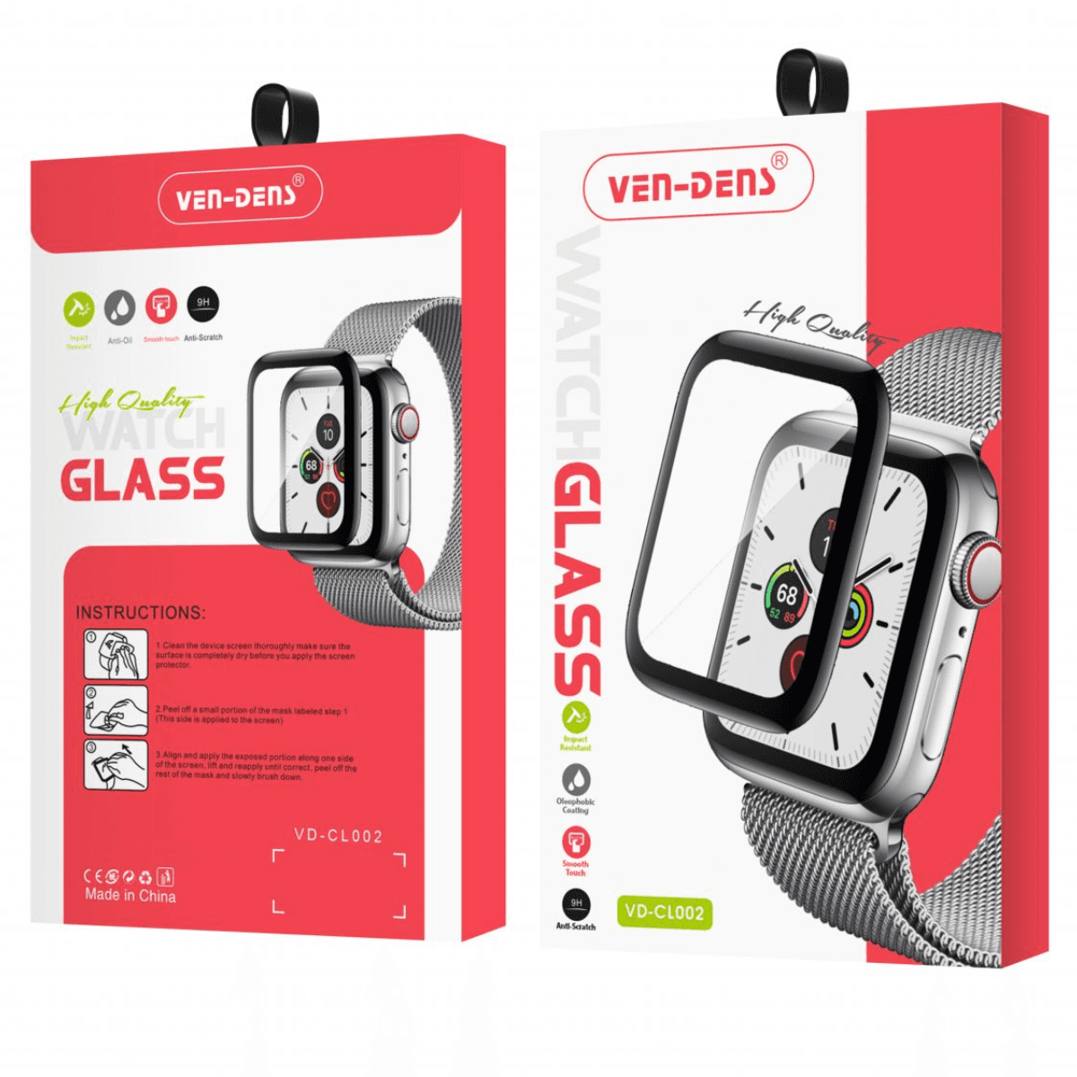 iWatch 41mm Tempered Glass Screen Protector – 9H Hardness, Edge-to-Edge Coverage, Ultra HD Clarity - Image 2