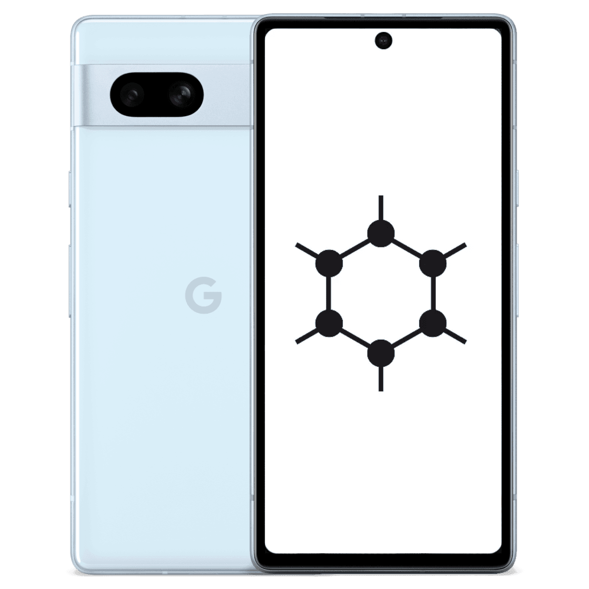 Google Pixel 7a GrapheneOS - Unlocked  - Fair-Sea (#e6faff)-128GB 1