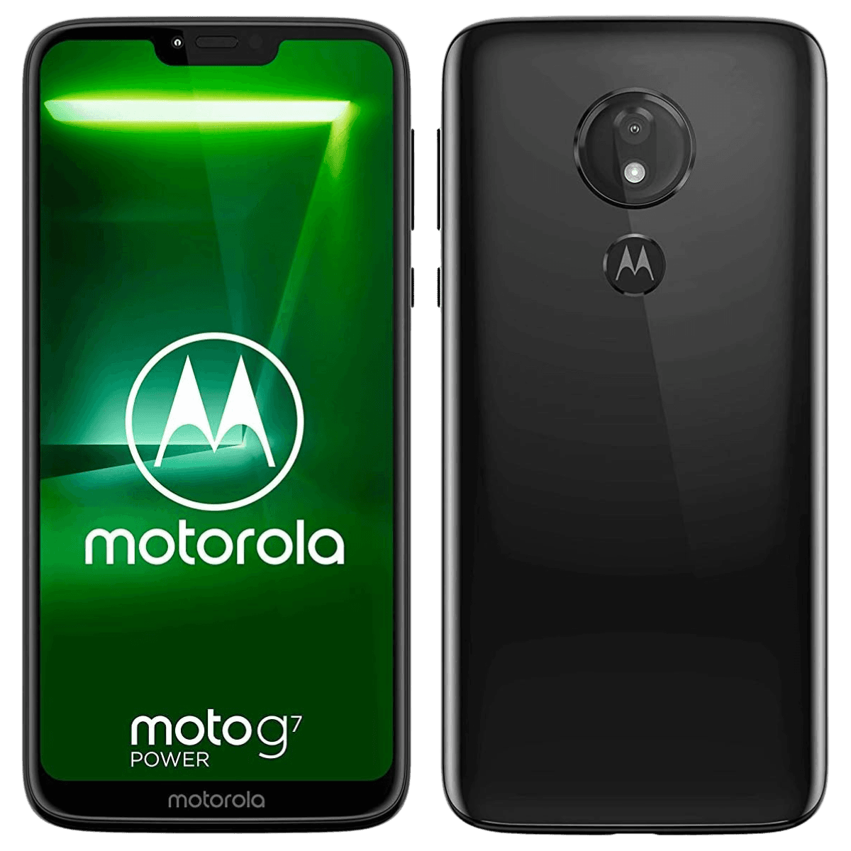 Motorola Moto G7 Power - Unlocked - Good-Ceramic-Black (#262626)-64GB 1