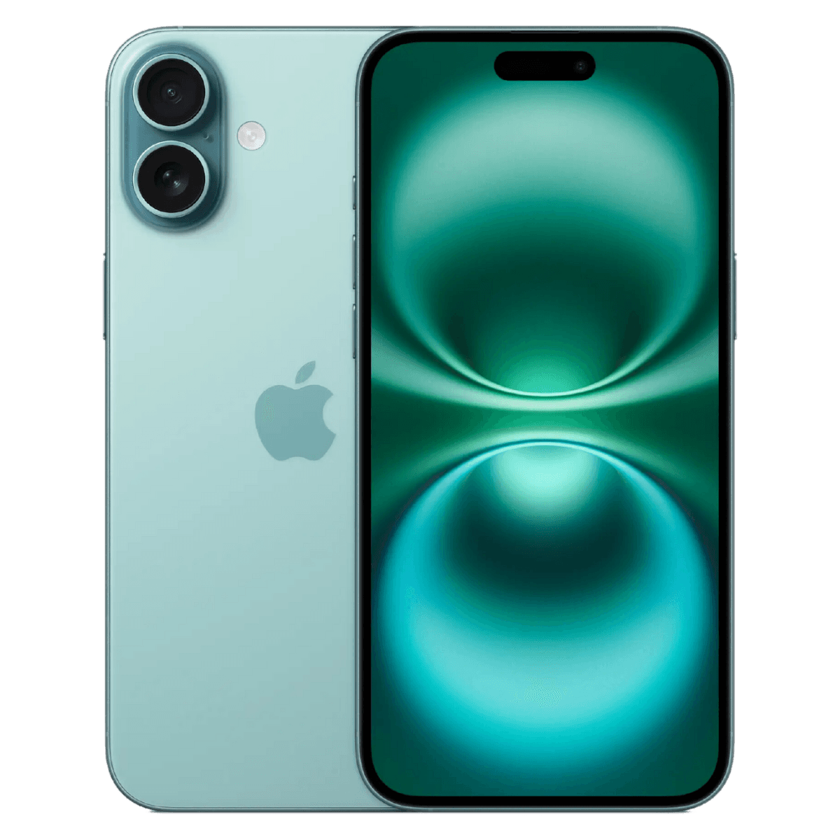 Apple iPhone 16 - Unlocked - Excellent-Teal (#9fc4c4)-256GB 1