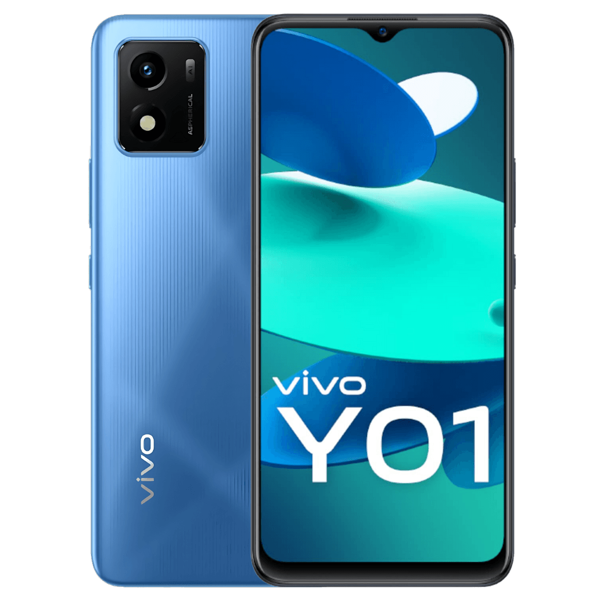Vivo Y01 - Unlocked - Brand New-Sapphire-Blue (#aeb3bf)-32GB 1