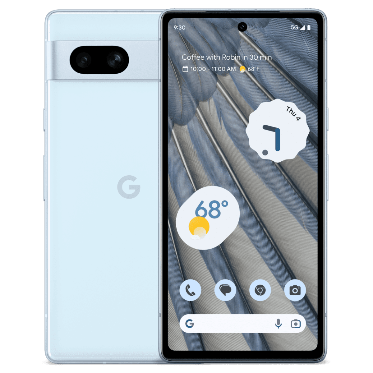 Google Pixel 7a - Unlocked - Excellent-Sea (#e6faff)-128GB 1