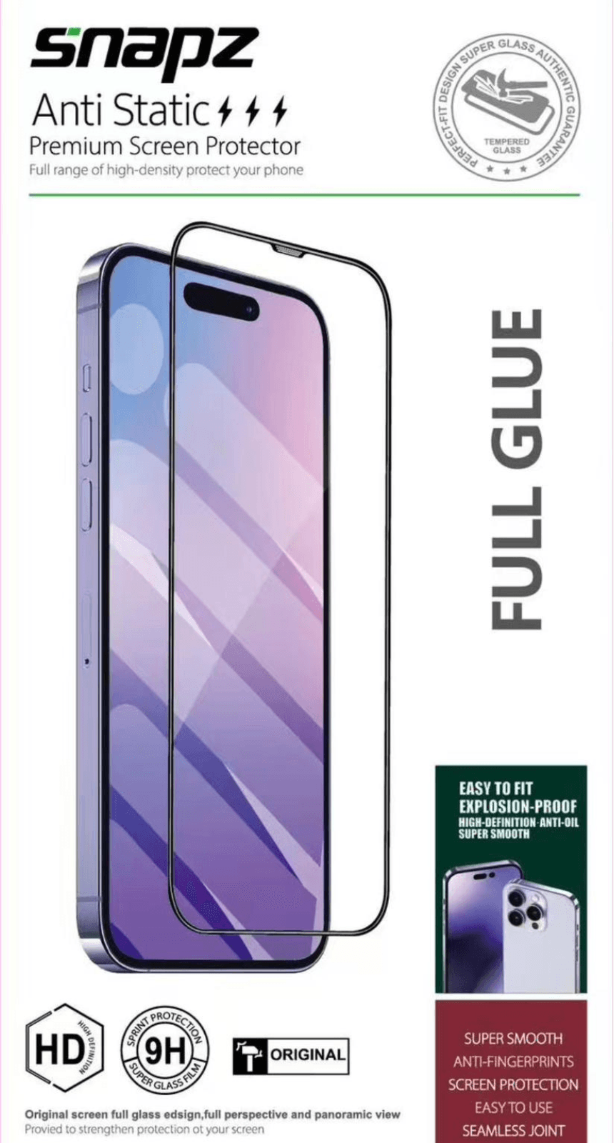 Apple iPhone 17 Pro Clear Back Cover - Black - Image 1