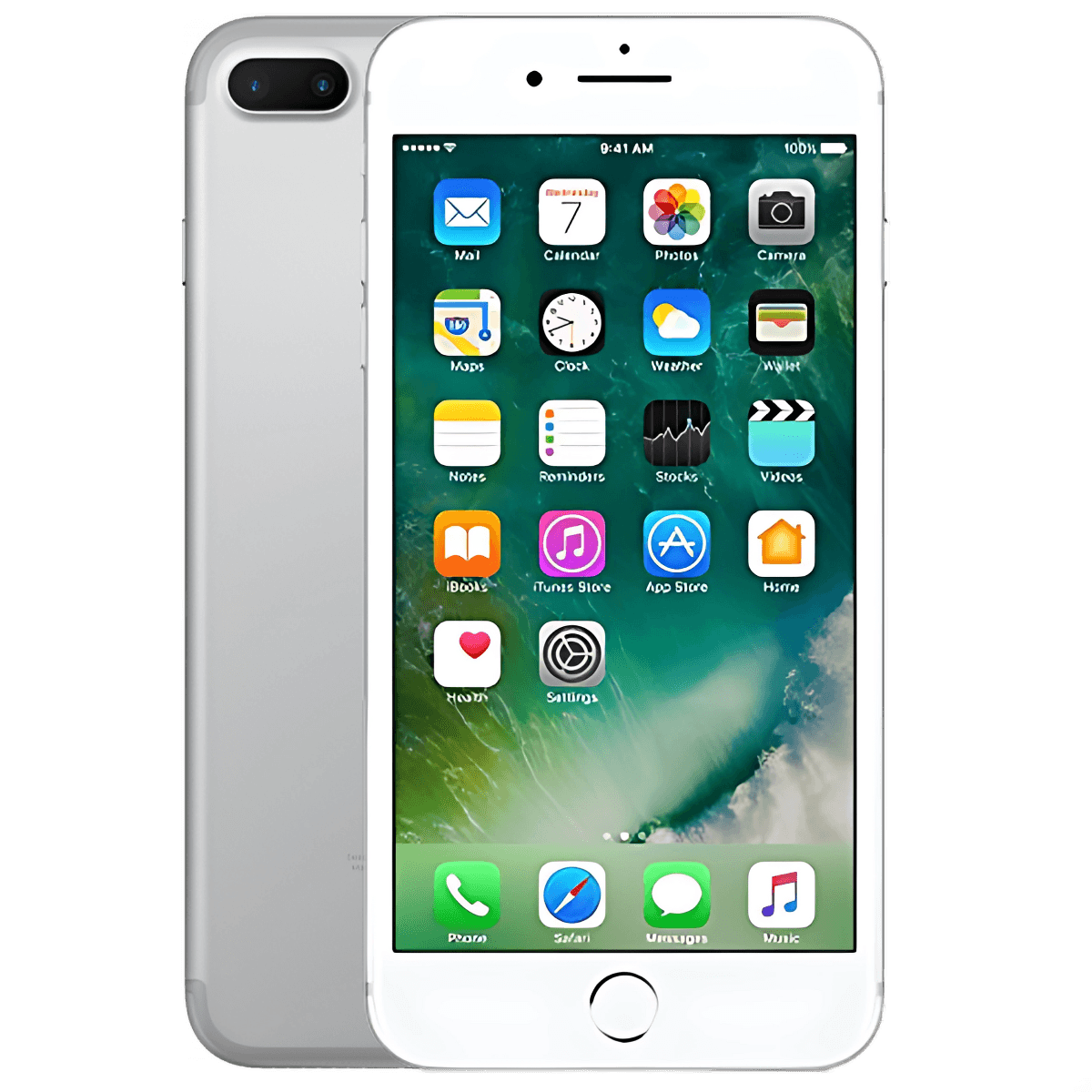 Apple iPhone 7 Plus - Unlocked - Excellent-Silver (#d7d7d9)-32GB 1