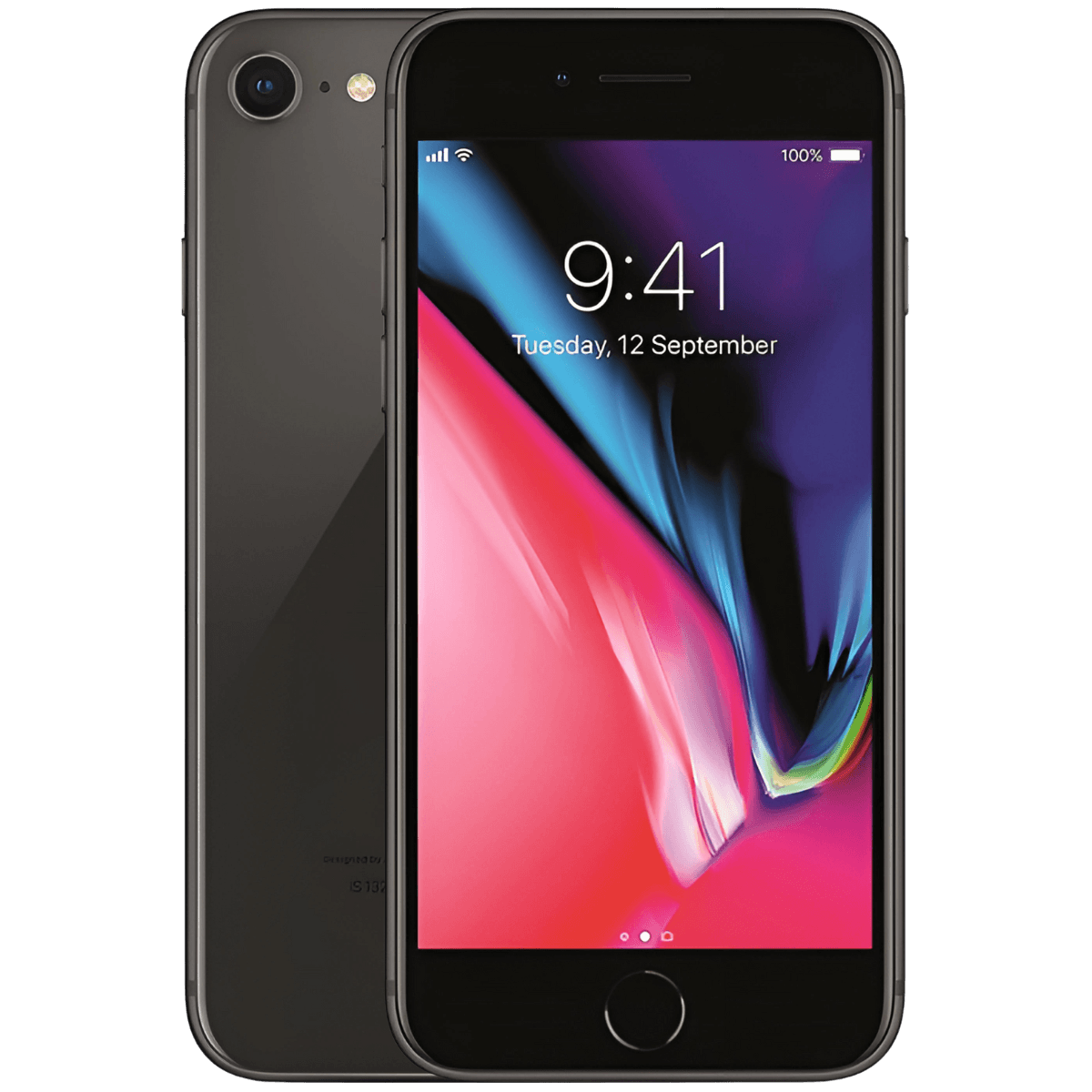 Apple iPhone 8 - Unlocked - Excellent-Black (#000000)-64GB 1