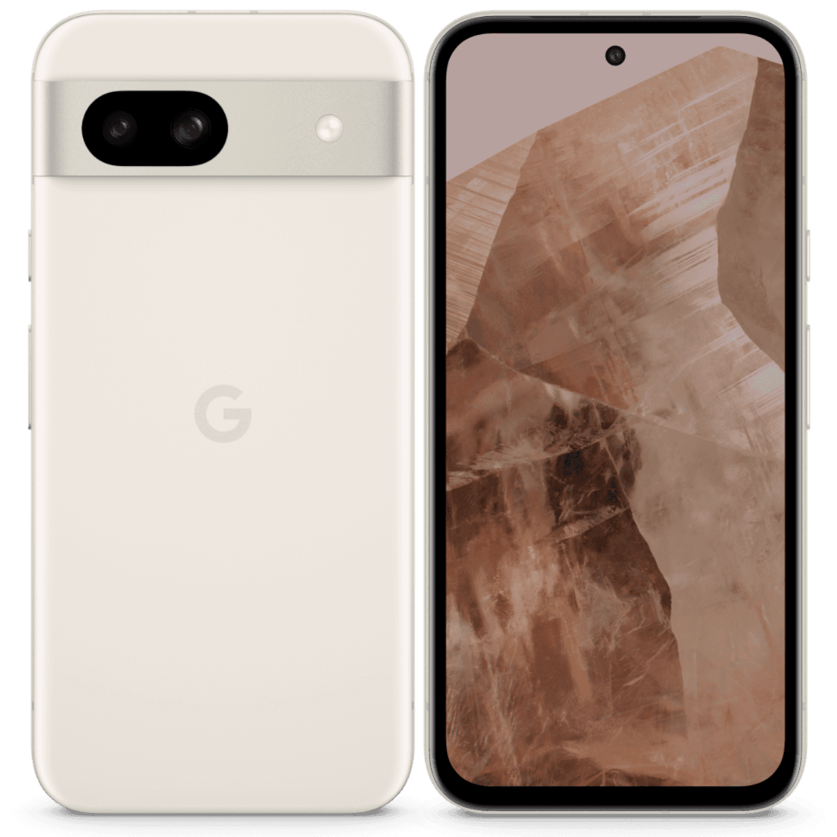 Google Pixel 8a - Unlocked - Excellent-Porcelain (#e8e0d5)-128GB 1