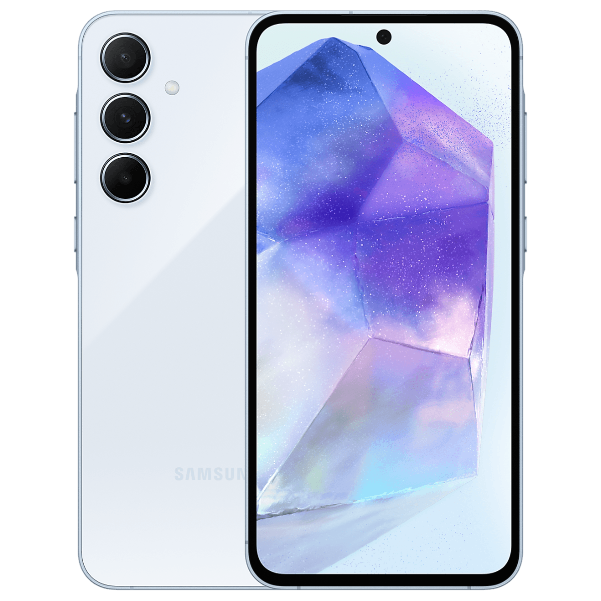 Samsung Galaxy A55 - Unlocked - Brand New-Iceblue (#c5ced4)-128GB 1