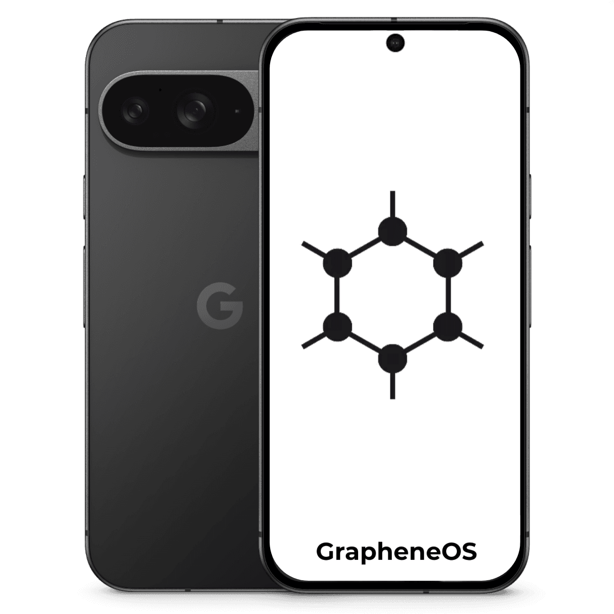 Google Pixel 9 GrapheneOS - Unlocked - Excellent-Obsidian (#212121)-128GB 1