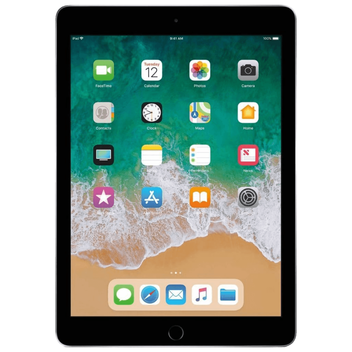 Apple iPad 9.7 (2017) 5th Generation - Cellular - Excellent-Space-Gray (#87888c)-32GB 3