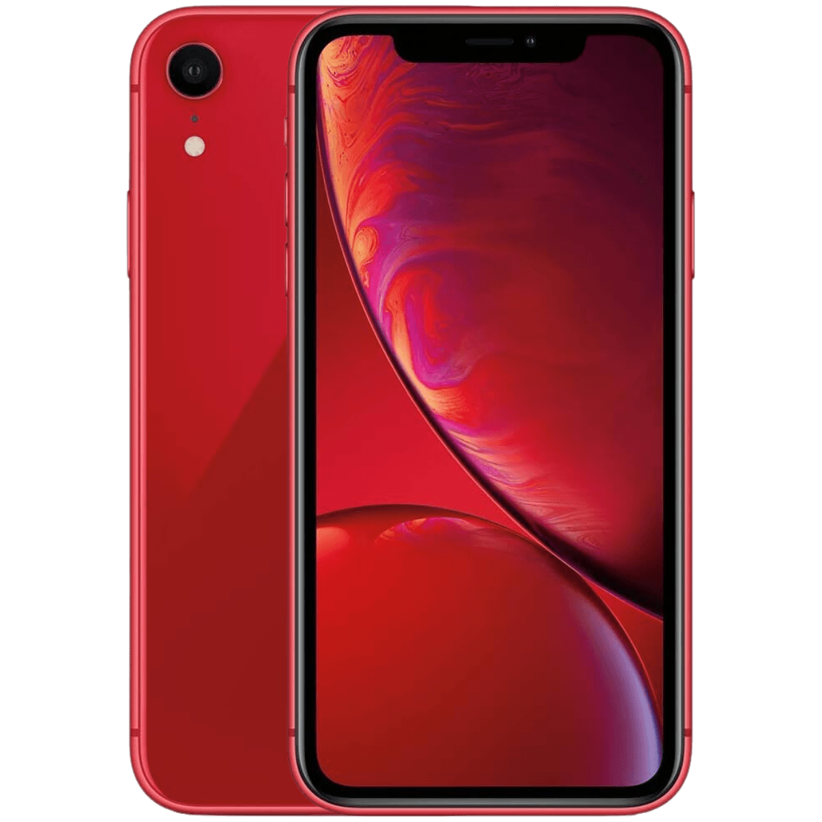 Apple iPhone XR - Unlocked - Excellent-Red (#d70909)-64GB 1