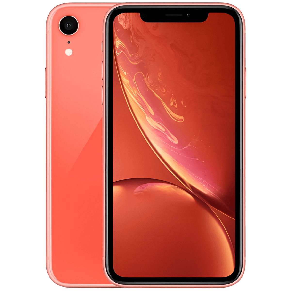 Apple iPhone XR - Unlocked - Excellent-Coral (#ff7c6b)-128GB 1