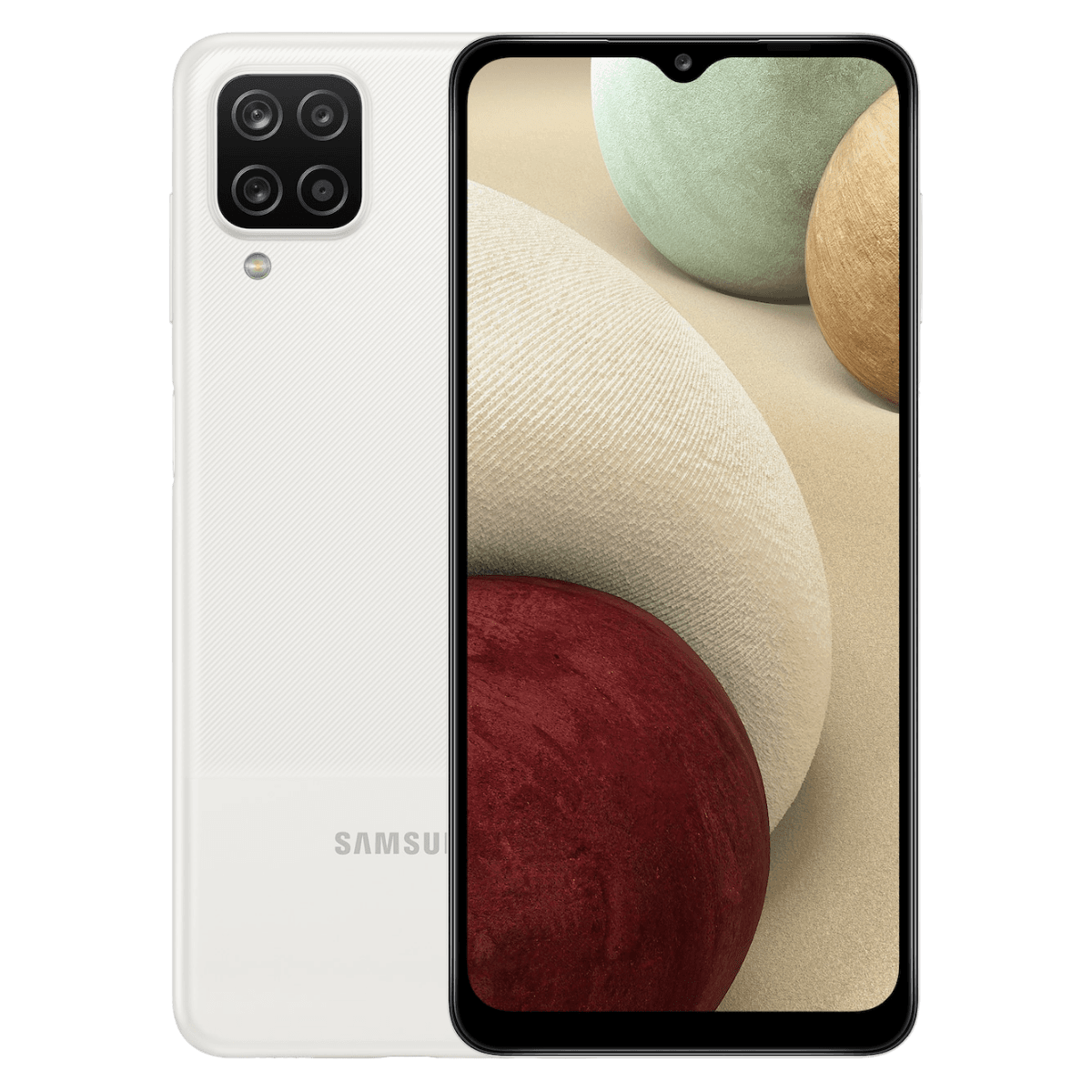 Samsung Galaxy A12 - Unlocked - Excellent-White (#fffbf7)-32GB 1