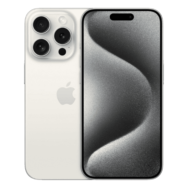 Apple iPhone 15 Pro - Unlocked - Good-White-Titanium (#f5f3f0)-128GB 1
