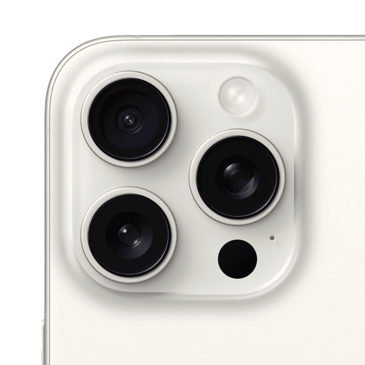 Apple iPhone 15 Pro - Unlocked - Good-White-Titanium (#f5f3f0)-128GB 4