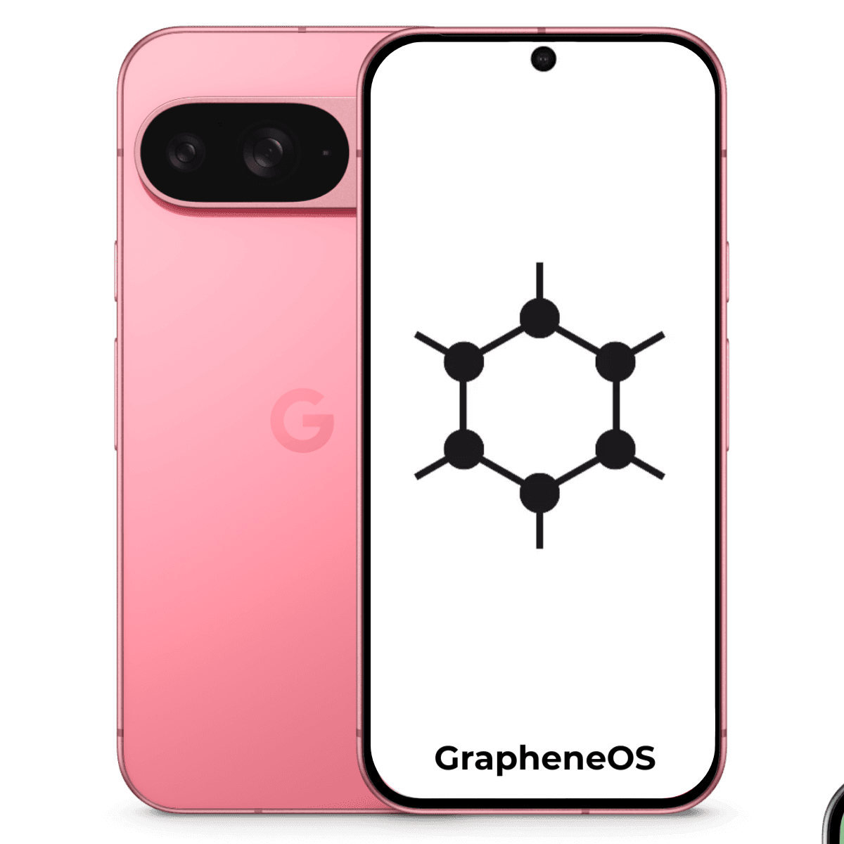 Google Pixel 9 GrapheneOS - Unlocked - Excellent-Peony (#e094a2)-128GB 1