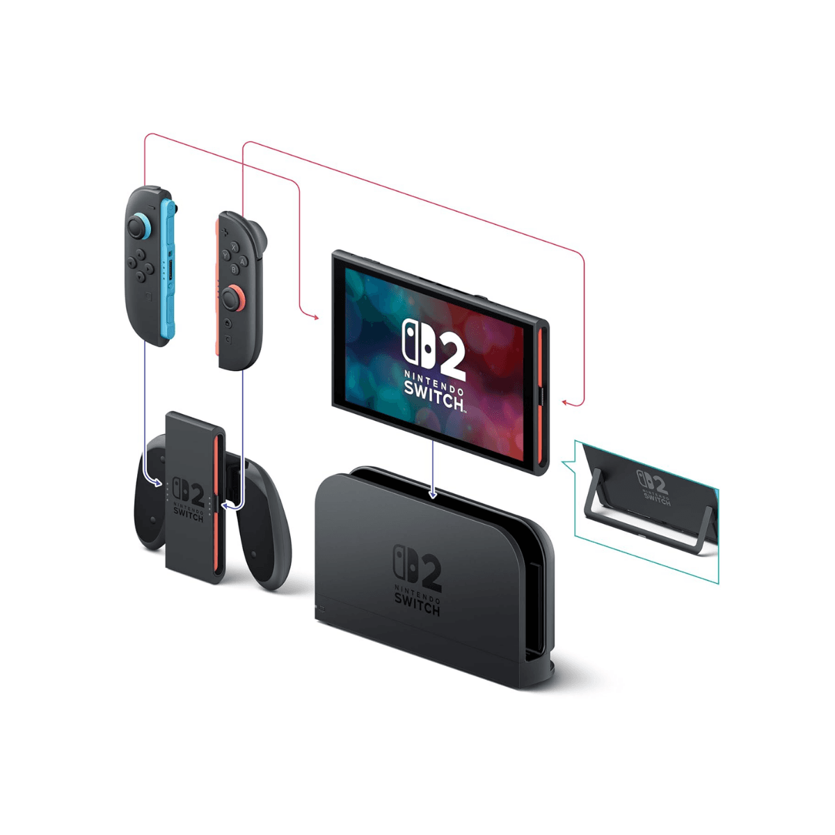 Nintendo Switch 2 - Brand New-Black (#000000)-256GB 5
