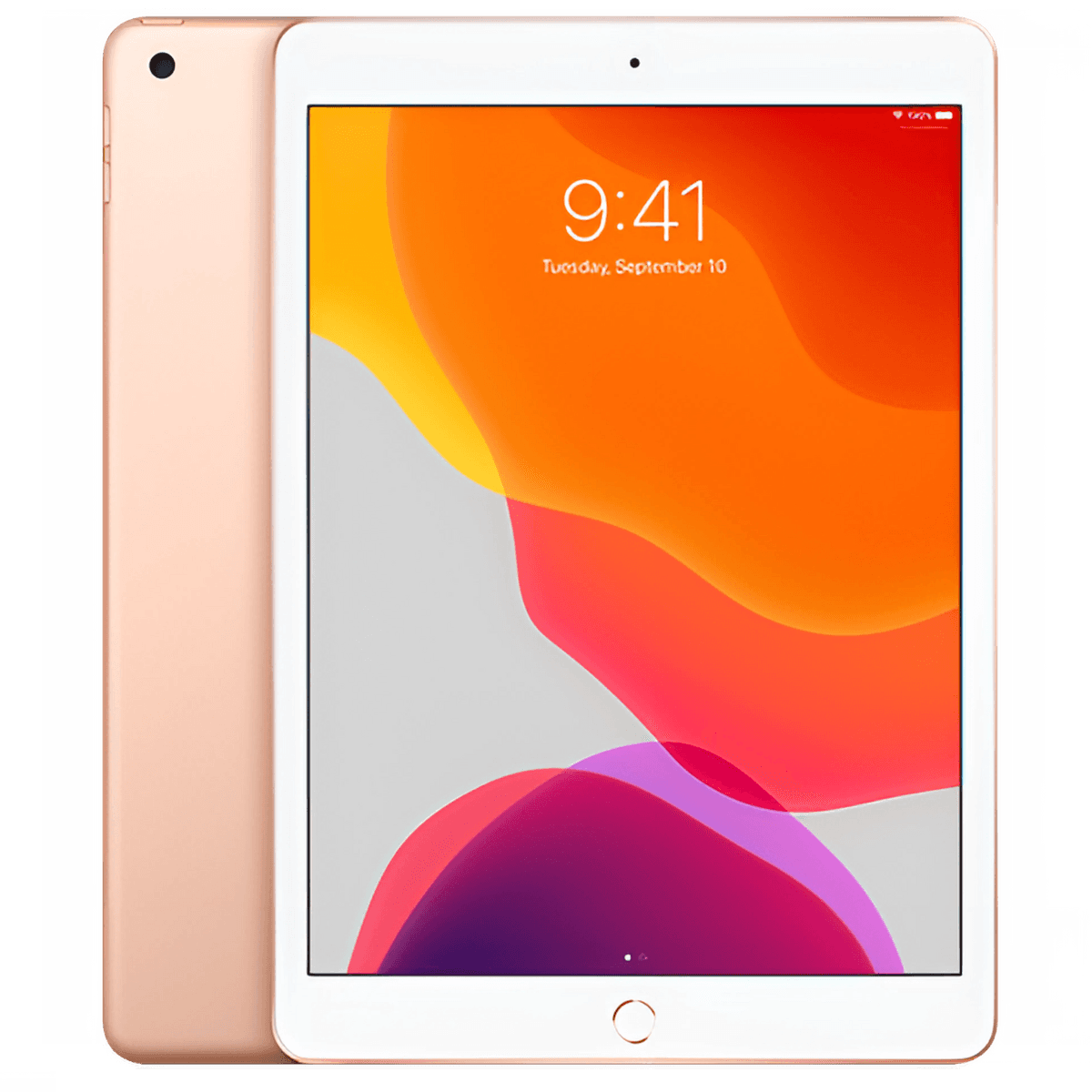 Apple iPad 7th Generation (2019) - Cellular - Excellent-Gold (#f0c105)-32GB 1