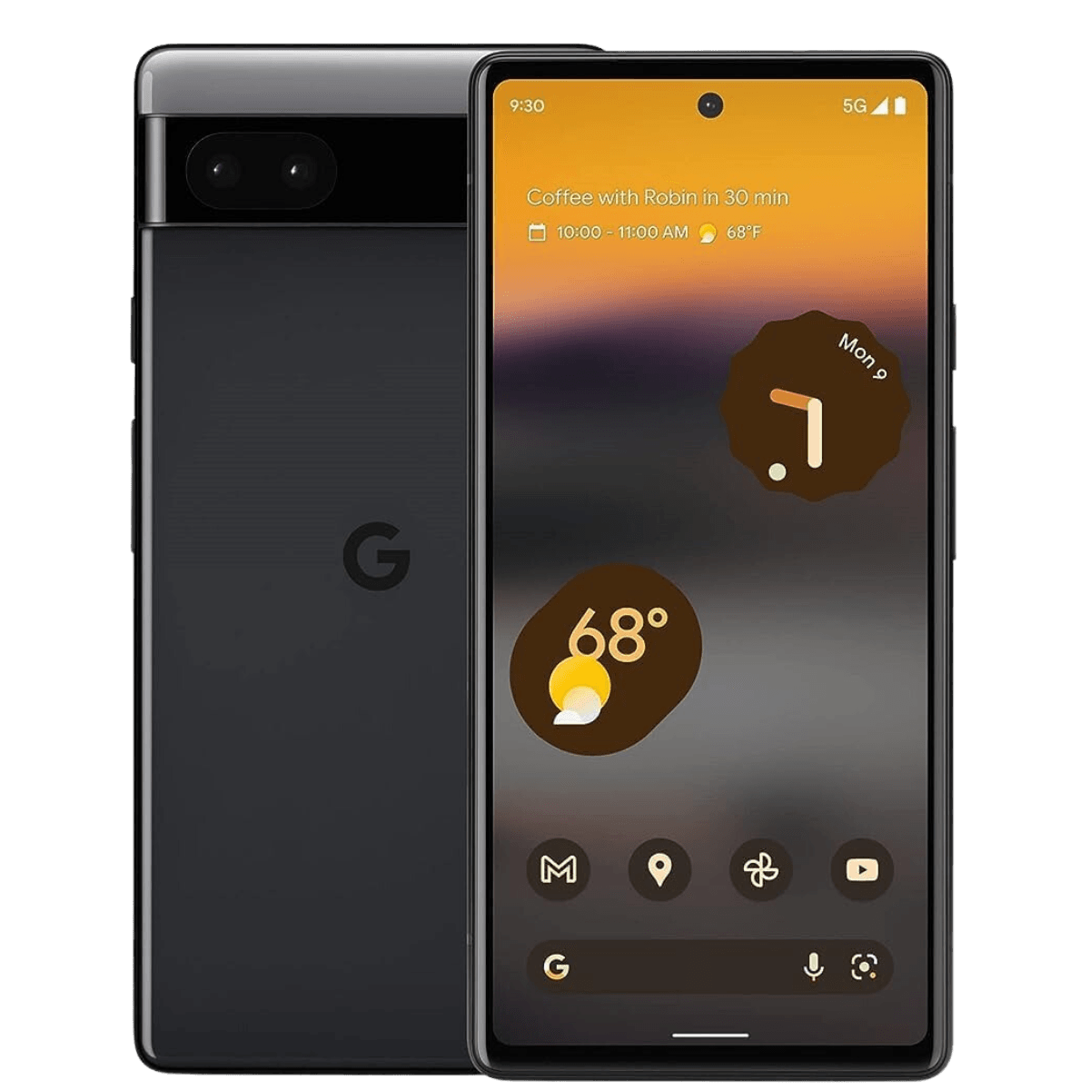 Google Pixel 6a - Unlocked  - Excellent-Charcoal (#2a2a2b)-128GB
