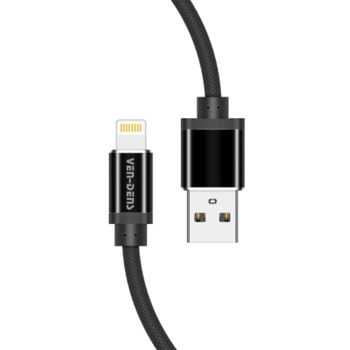 USB A to Lightning Charging Cable (MFi Certified, 1.5m) | 9.5V Output & Heat-Resistant | VD-0192 - Main view