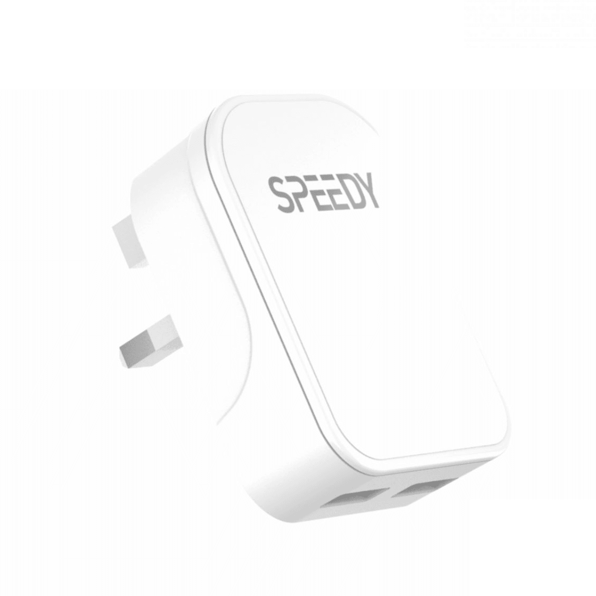 Foldable Travel Charger with Dual Output – Compact, Safe, and Travel-Ready | JK-TC18C-2USB-BLACK - Main view