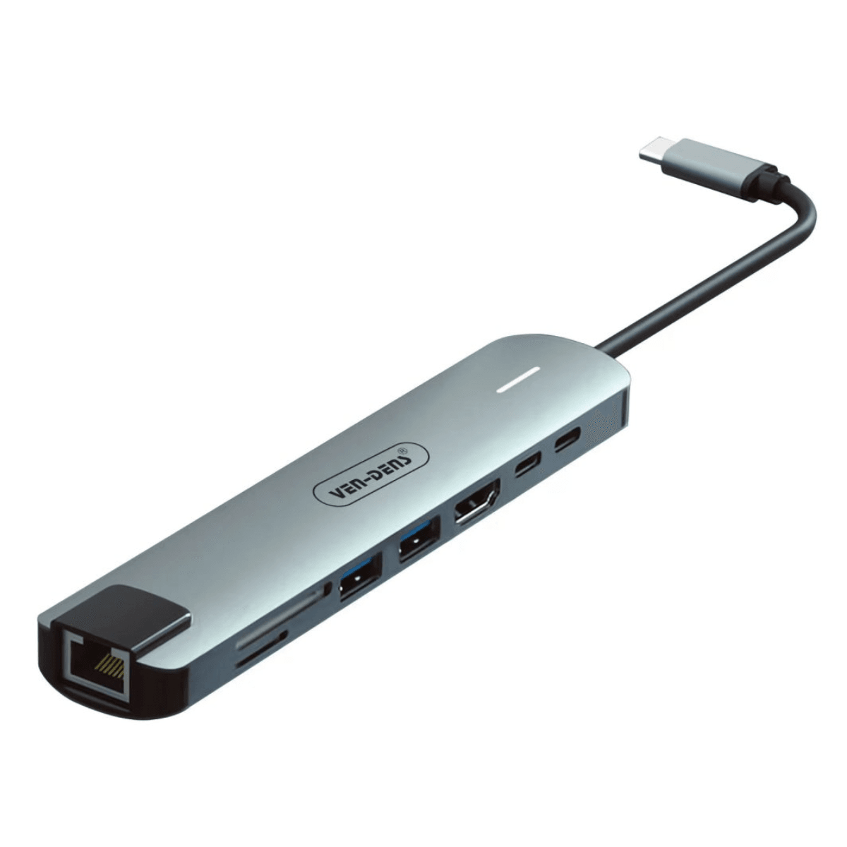 8-in-1 USB-C Multifunction Adapter – Ultimate Connectivity Hub | VD-ADP020 - Main view