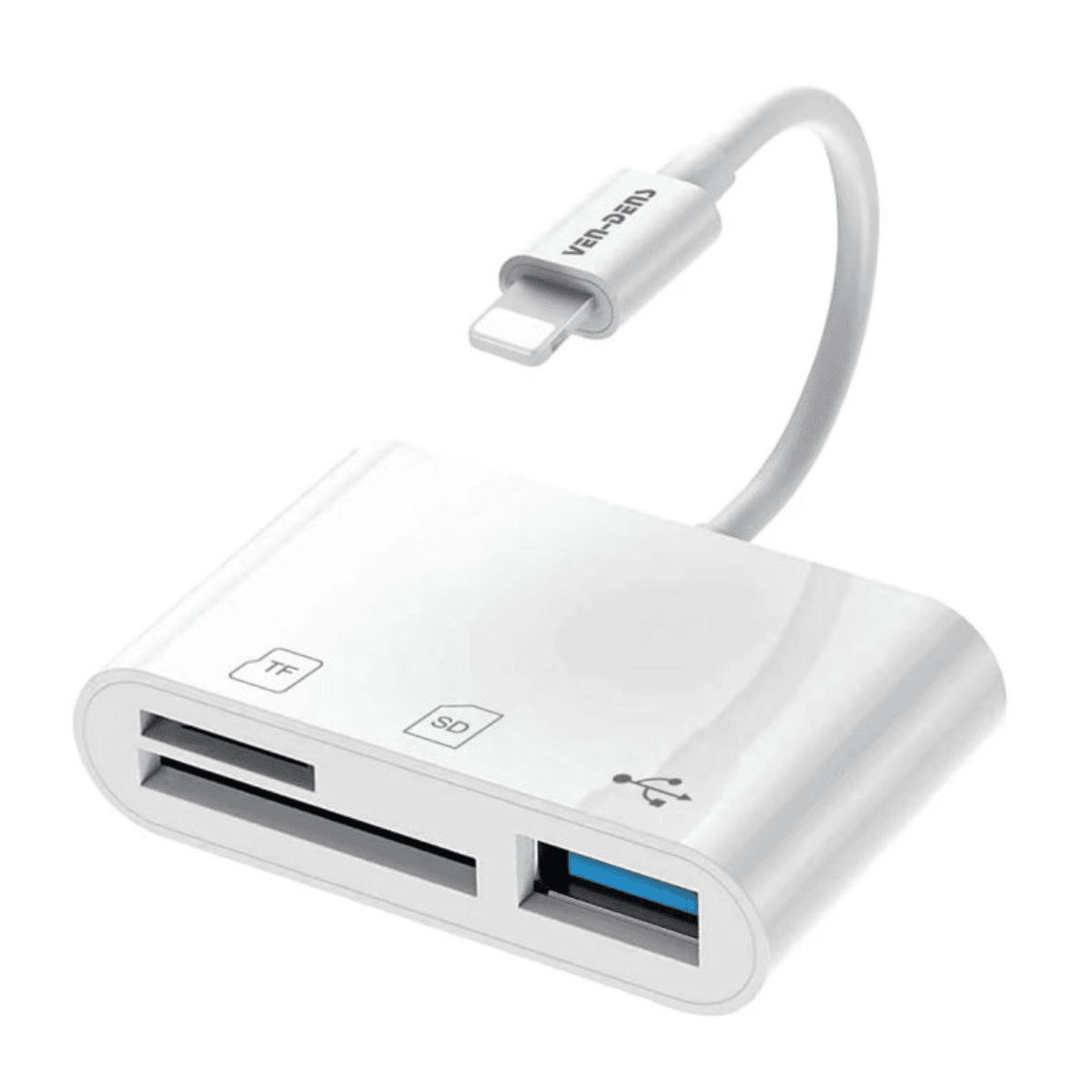 3-in-1 Card Reader Adapter – USB + SD + TF for Seamless Data Transfer | VD-OTG006 - Main view