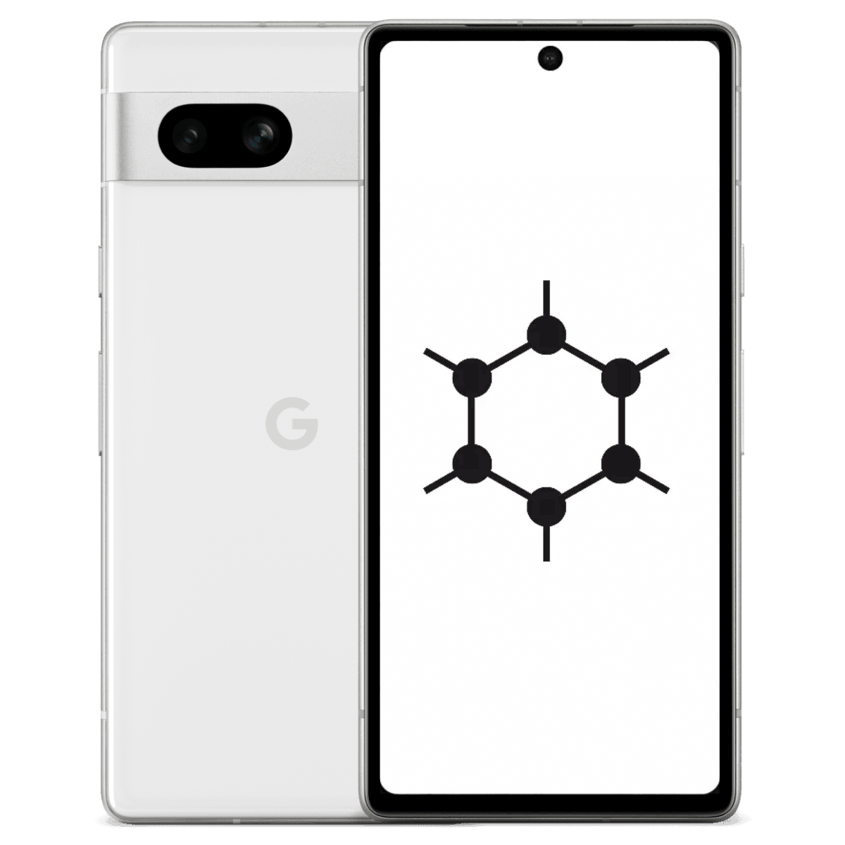 Google Pixel 7a GrapheneOS - Unlocked  - Fair-Snow (#f7f7f7)-128GB