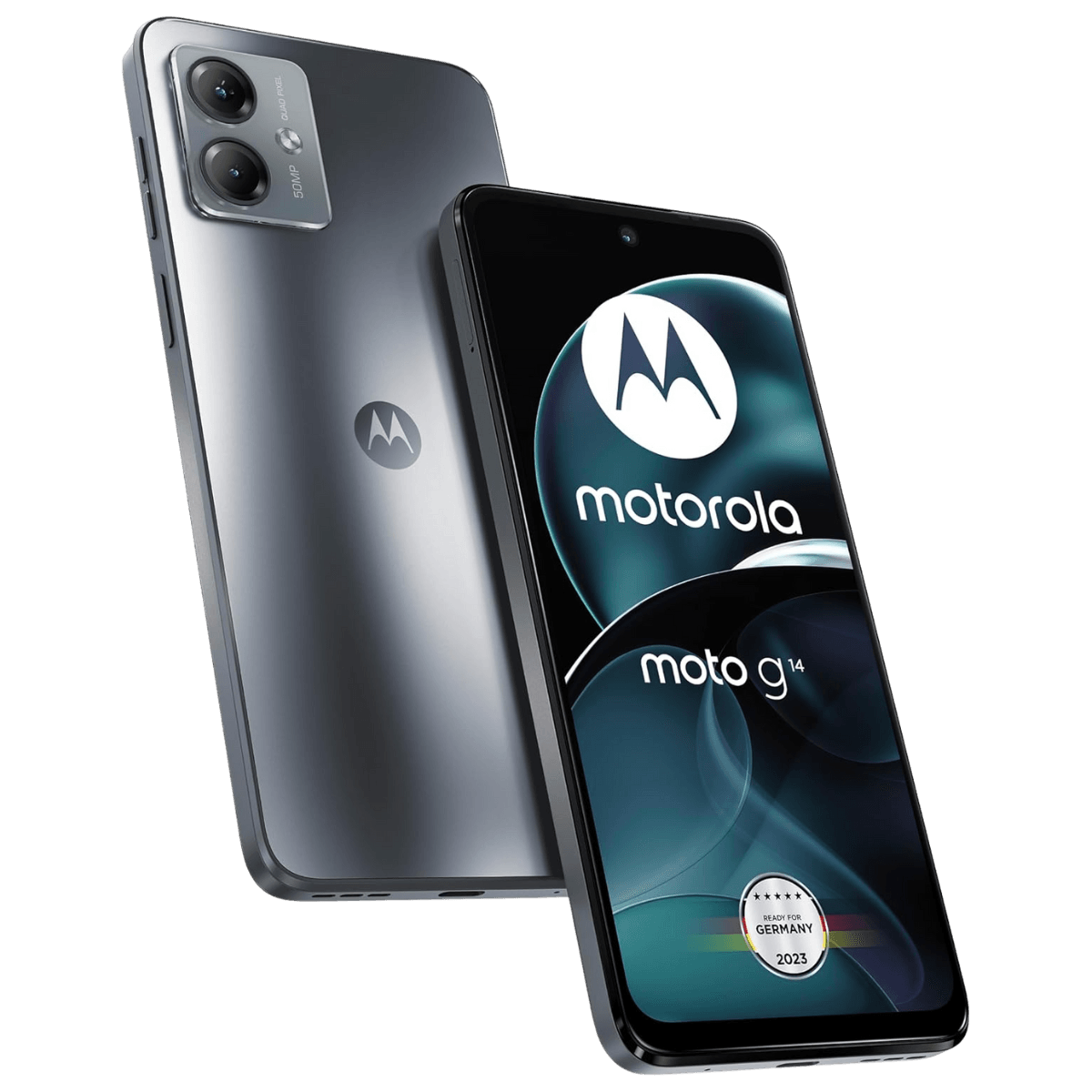 Motorola Moto G14 - Unlocked - Excellent-Steel-Gray (#81888f)-128GB