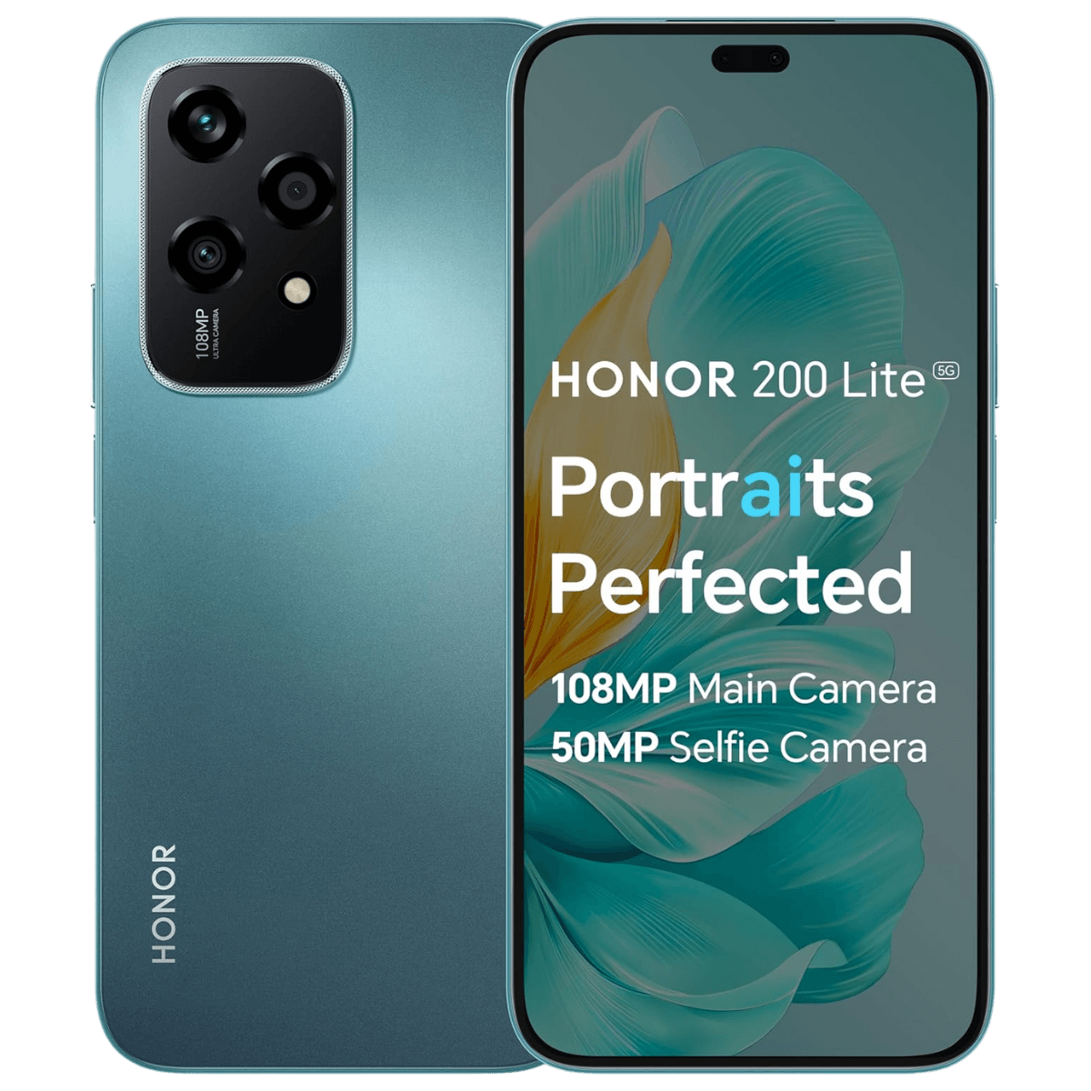 Honor 200 Lite - Unlocked - Excellent-Green (#05e684)-256GB