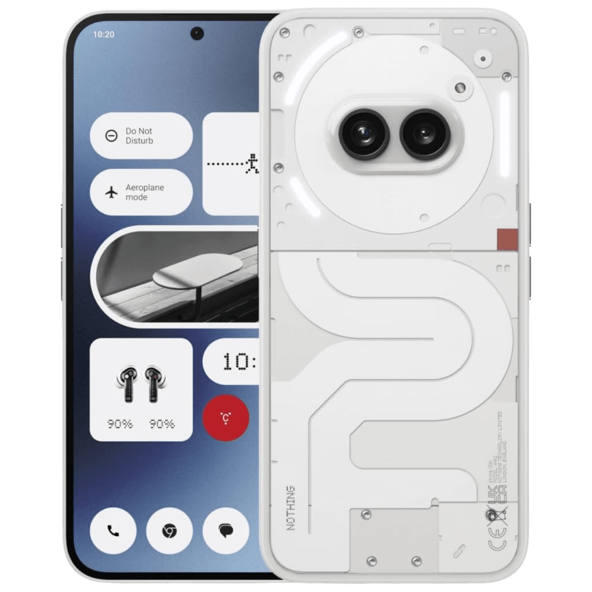 Nothing Phone 2a - Unlocked - Good-White (#fffbf7)-128GB