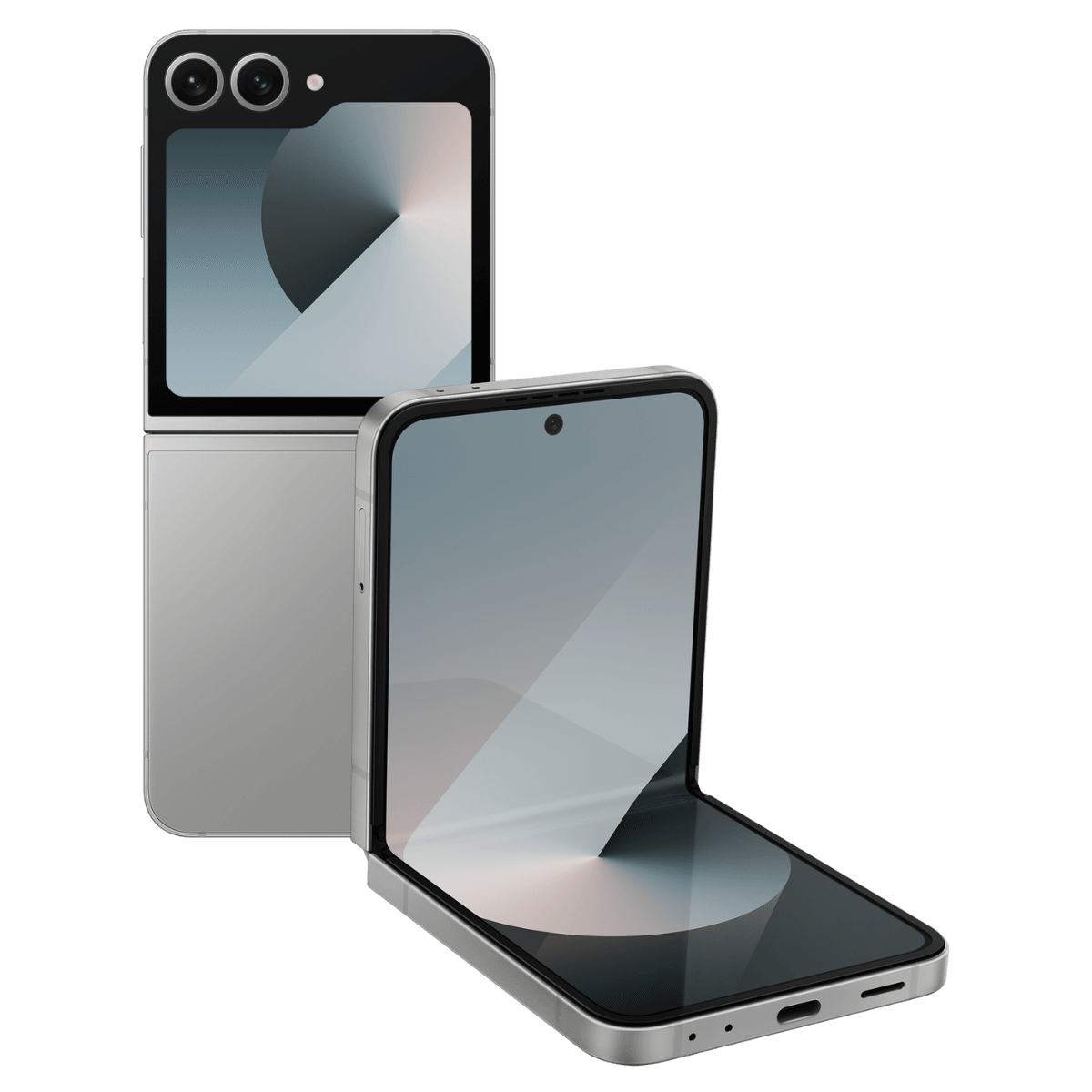Samsung Galaxy Z Flip 6 - Unlocked - Excellent-Silver-Shadow (#999999)-256GB