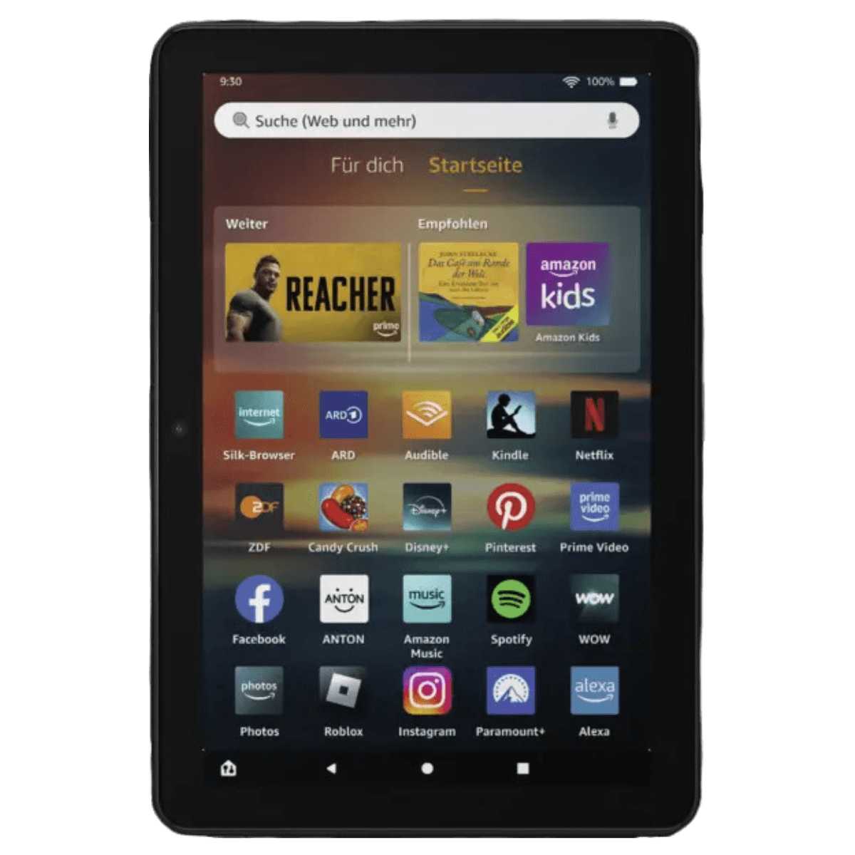Amazon Tablet Fire HD 8  - Brand New-Black (#000000)-32GB