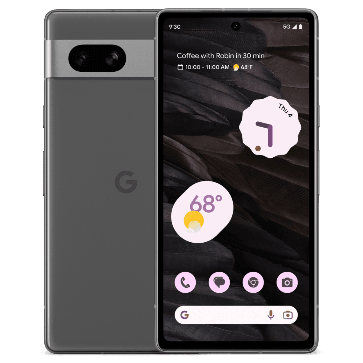 Google Pixel 7a - Unlocked - Excellent-Charcoal (#2a2a2b)-128GB