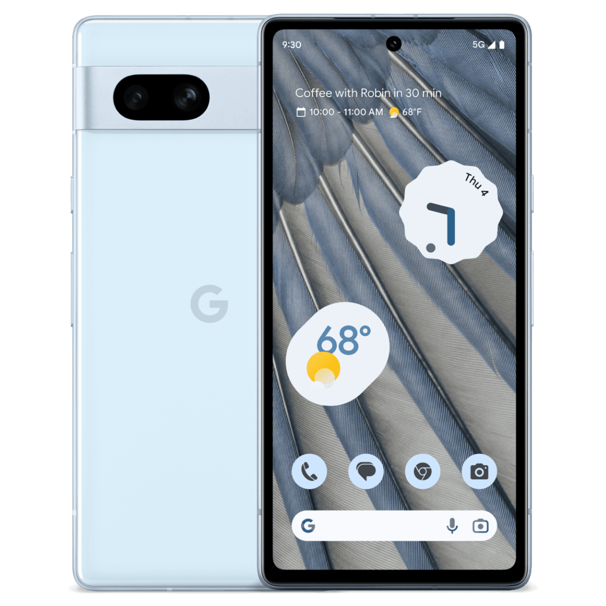 Google Pixel 7a - Unlocked - Excellent-Sea (#e6faff)-128GB