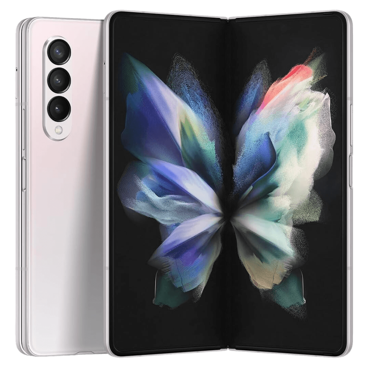 Samsung Galaxy Z Fold 3 - Unlocked - Excellent-Phantom-Silver (#d3dce8)-256GB