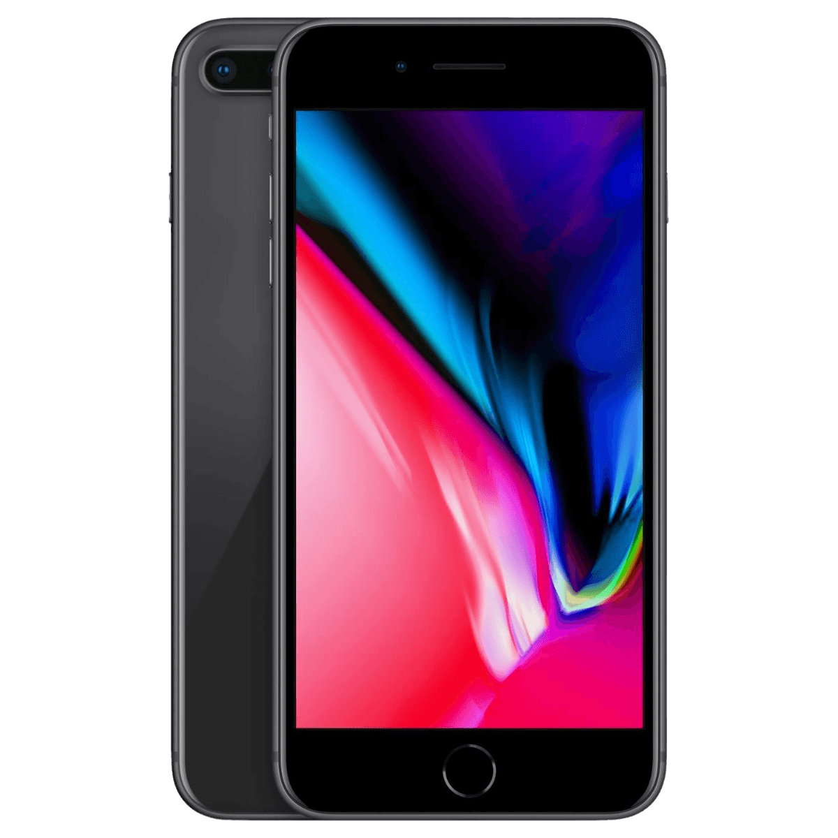 Apple iPhone 8 Plus - Unlocked - Excellent-Space-Gray (#87888c)-64GB