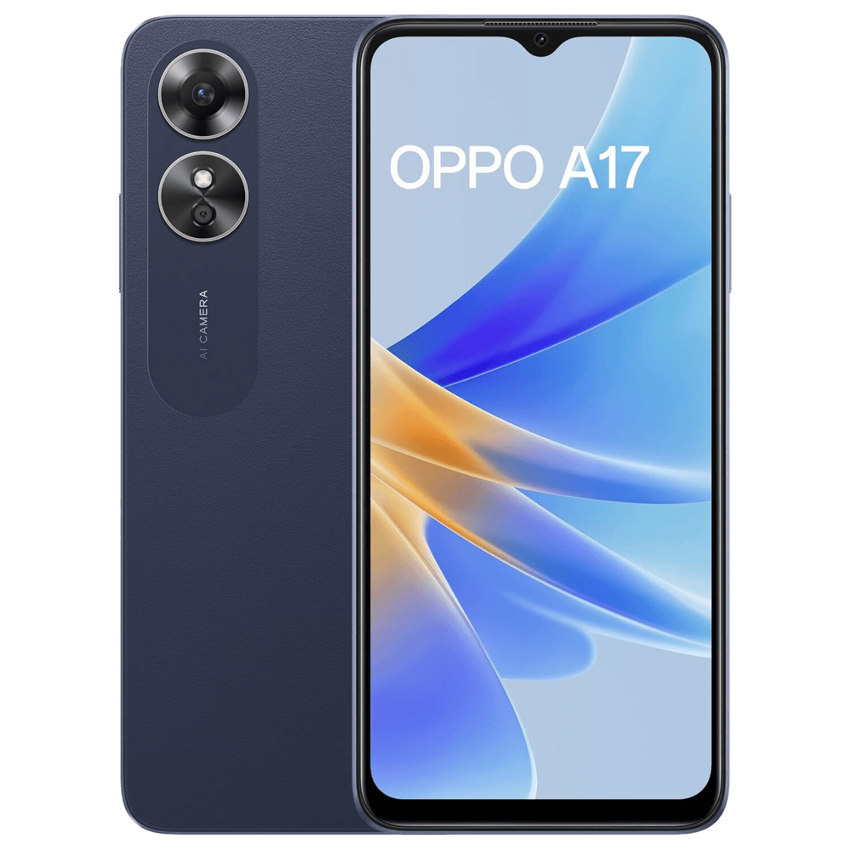 Oppo A17 - Unlocked - Excellent-Midnight-Black (#3c4354)-64GB