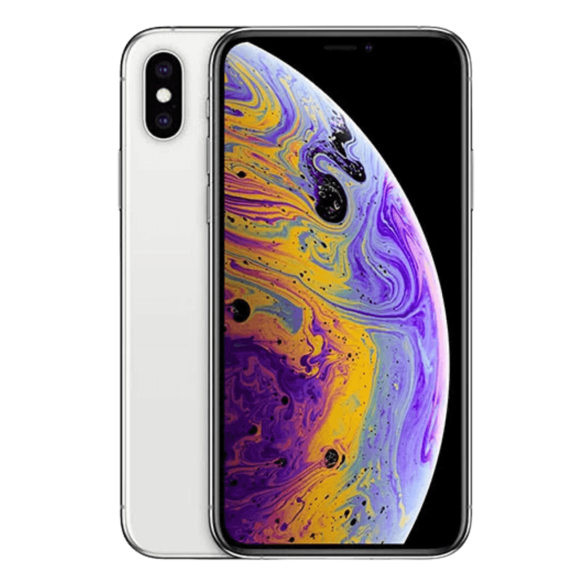 Apple iPhone XS - Unlocked - Excellent-Silver (#d7d7d9)-64GB