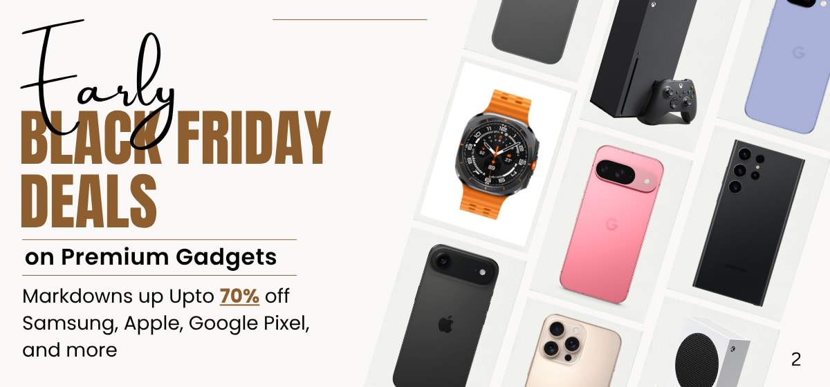 Early Black Friday Deals on Premium Gadgets